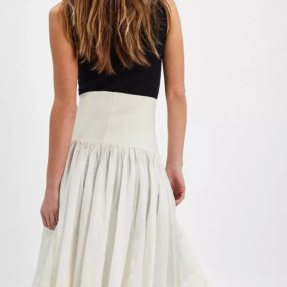 Free People Cream A-Line Skirt - Picture 2 of 9